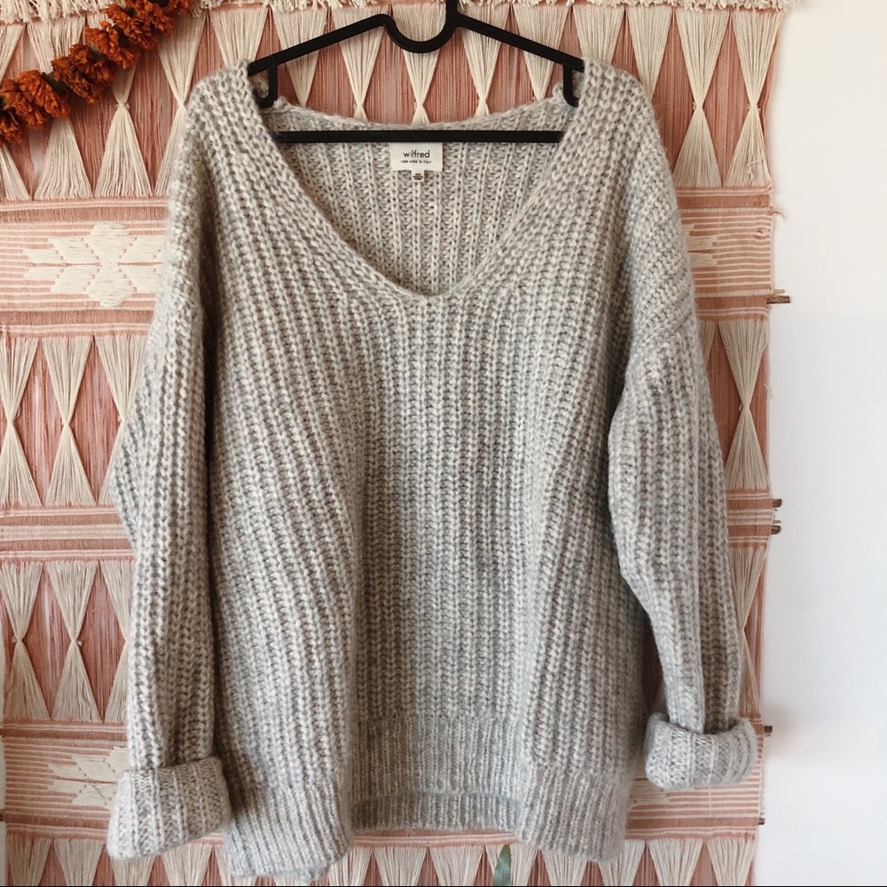 Aritzia Wilfred Wool Sweater